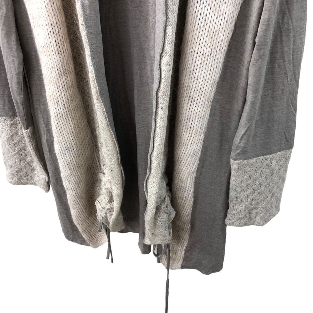 Venus Cottagecore Crochet Cardigan Sz S alpaca trim knit Romantic Boho Casual - Picture 8 of 12